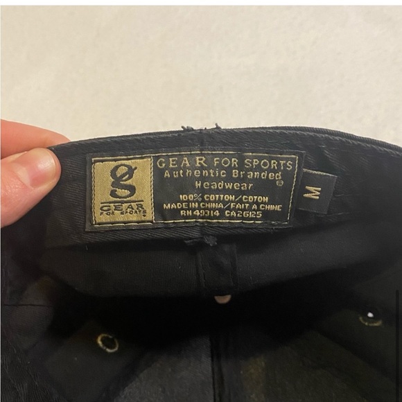 Wolf Creek Black with White Embroidery Hat - Picture 3 of 4